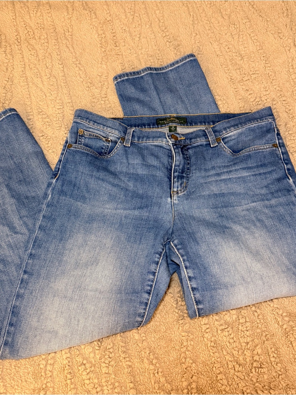 LRL Lauren Blue Women's Denim Jeans size: 10